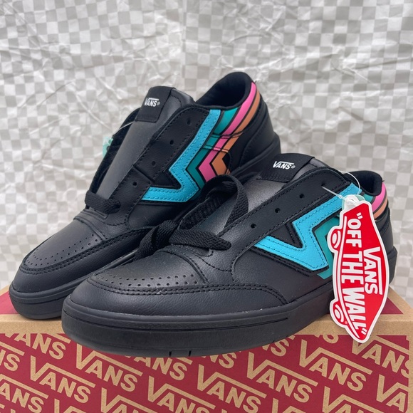 Vans Men’s Lowland Cc (Fader) Black/Multi Sneakers 
VN0A4TZY9OL - Picture 5 of 16